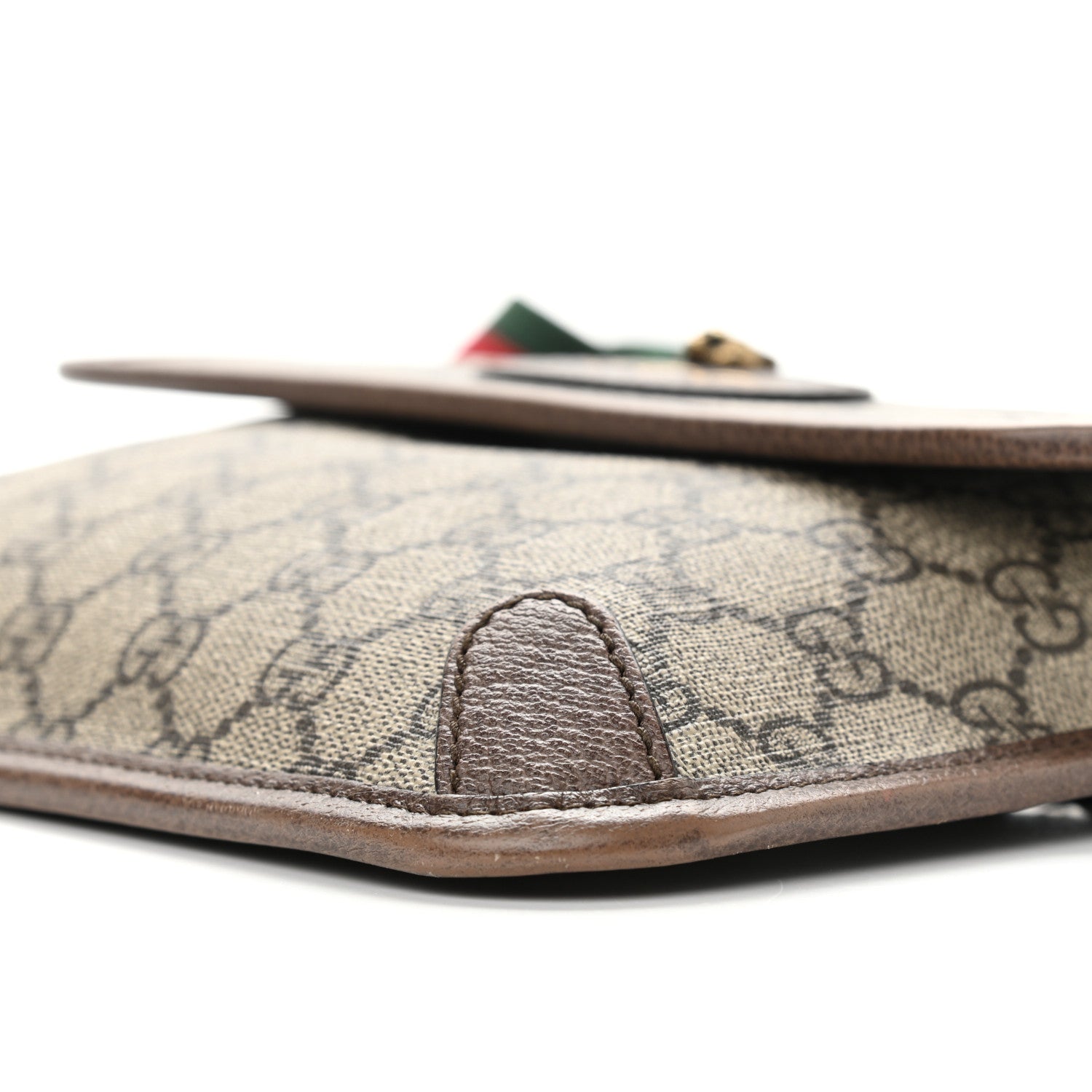 Gucci GG Supreme Monogram Neo Vintage Web Belt Bag Brown 13 of 16