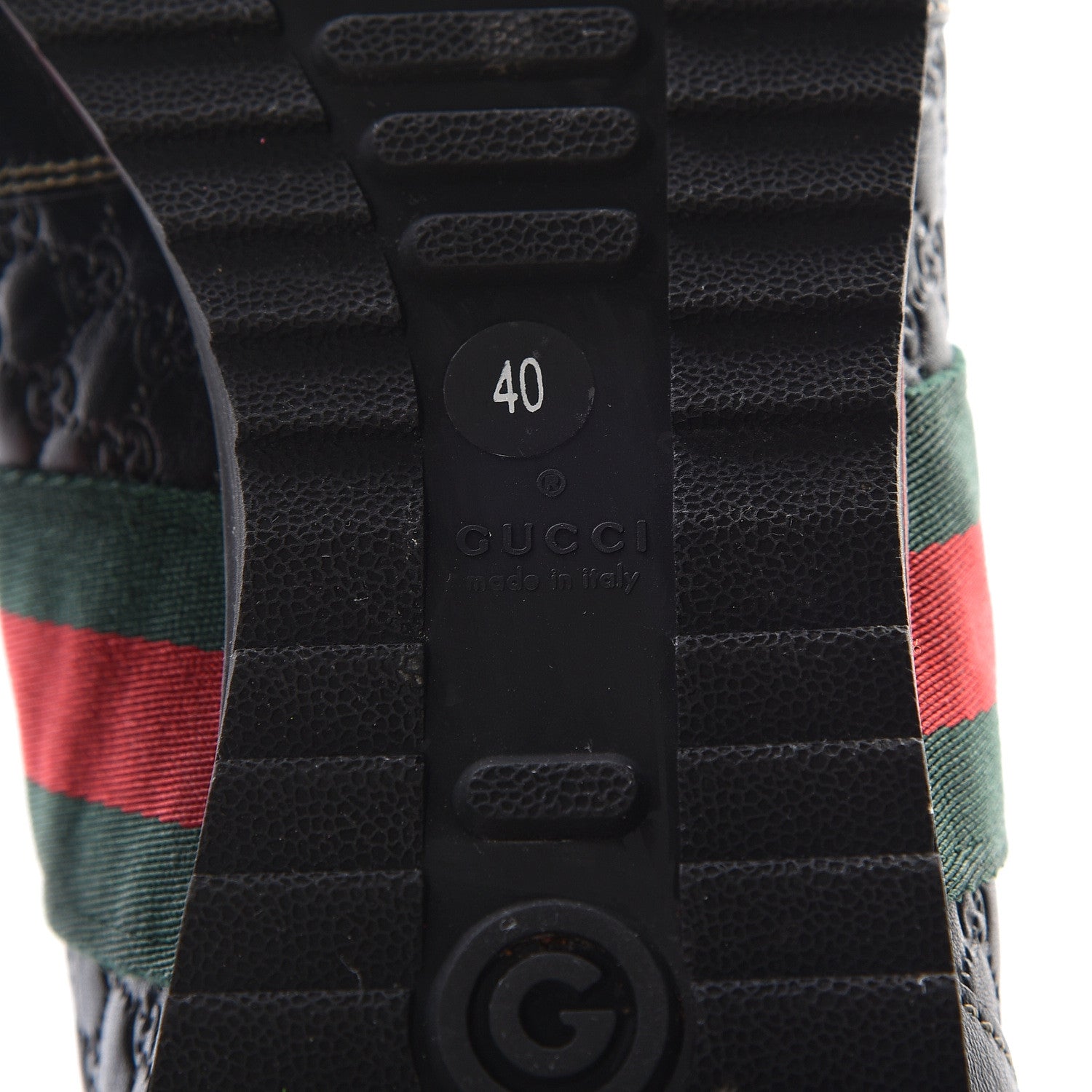 Gucci Microguccissima Web Sneakers 40 Black 12 of 13