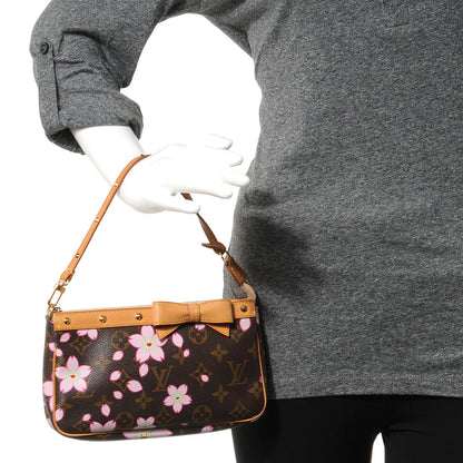 Louis Vuitton Monogram Cherry Blossom Pochette Accessories Brown 2 of 7