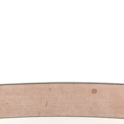 Gucci GG Supreme Monogram Selleria Calfskin Kingsnake 35mm Belt 100 40 Beige Ebony Multicolor Cocoa 6 of 7