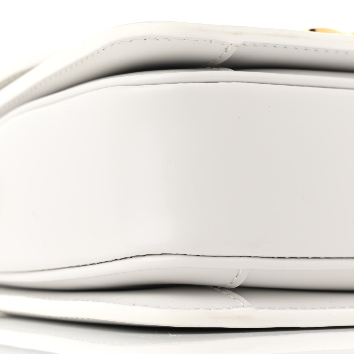 Celine Shiny Calfskin Teen Triomphe Arctic White 9 of 10