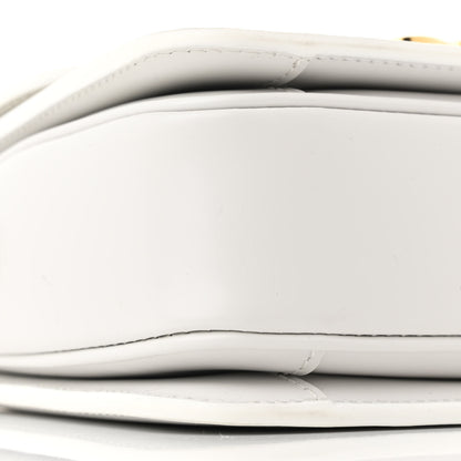 Celine Shiny Calfskin Teen Triomphe Arctic White 9 of 10