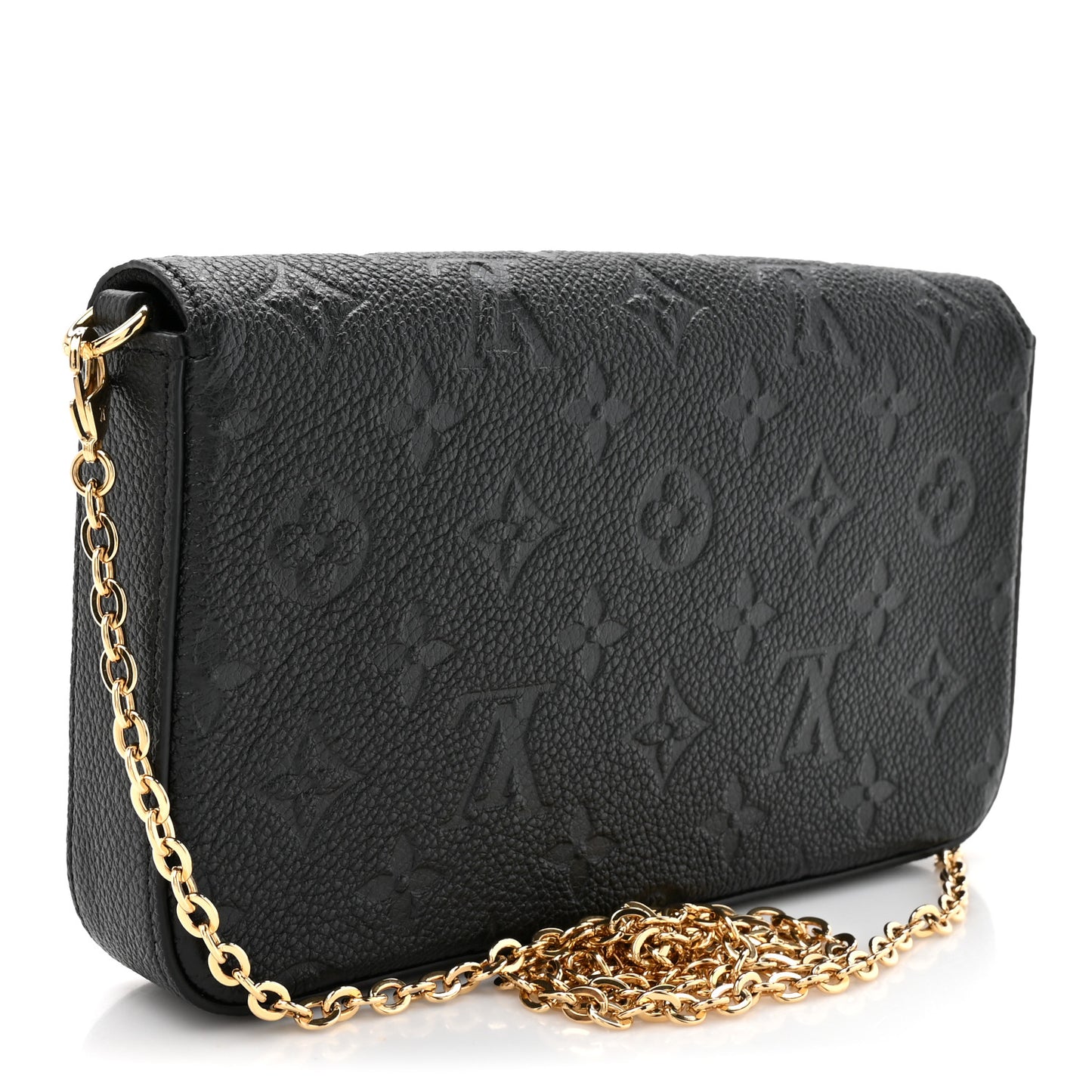 Empreinte Pochette Felicie Chain Wallet Black