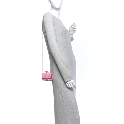 Fendi Nappa Matisse FF Embossed Nano Baguette Charm Lollypop 2 of 12