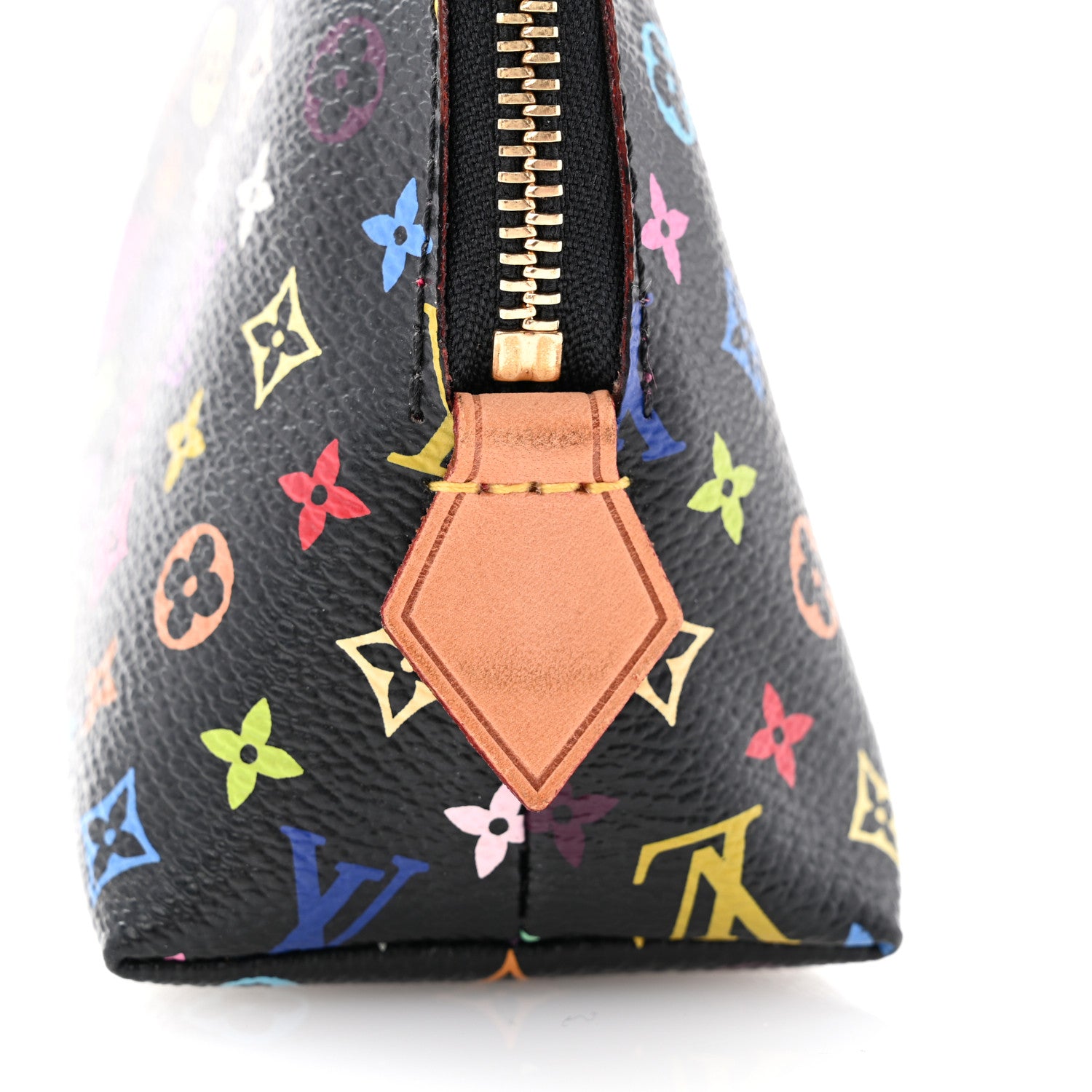 Louis Vuitton Monogram Multicolor Cosmetic Pouch Black Grenade 10 of 12