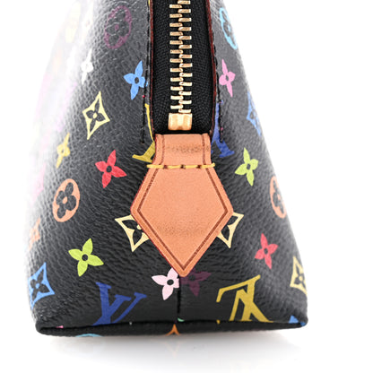 Louis Vuitton Monogram Multicolor Cosmetic Pouch Black Grenade 10 of 12