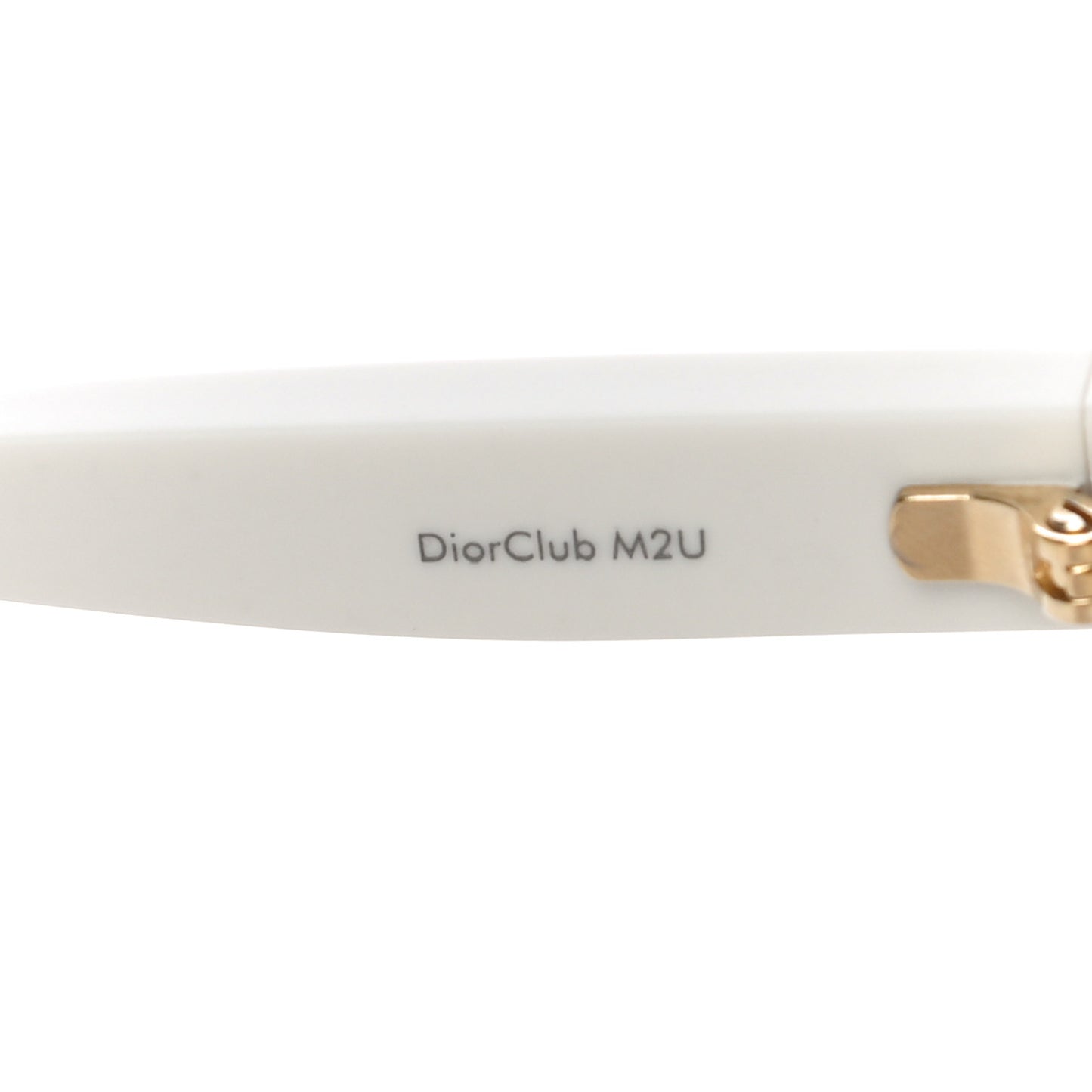 Mask DiorClub M2U Sunglasses Translucent Ivory