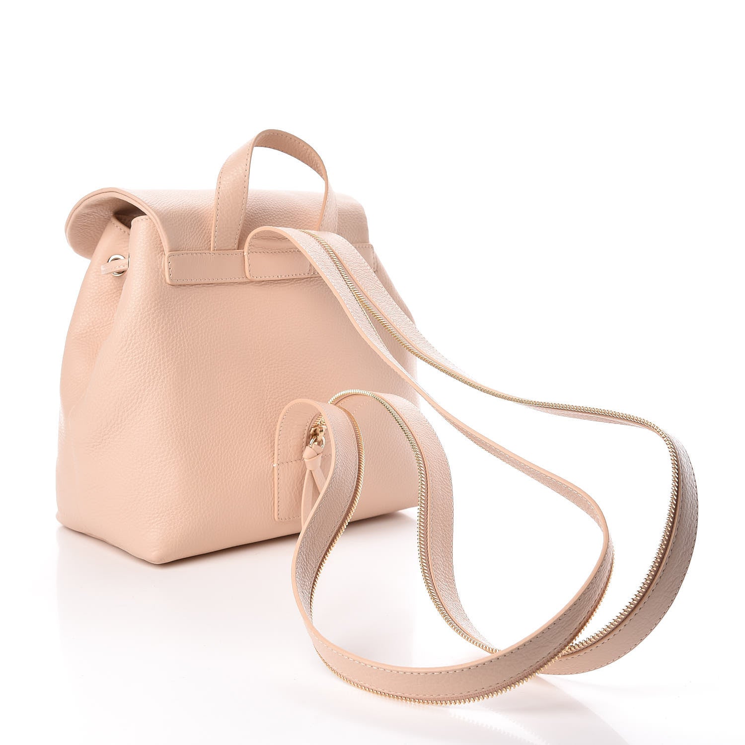 Jimmy Choo Calfskin Suki Backpack Natural 3 of 9