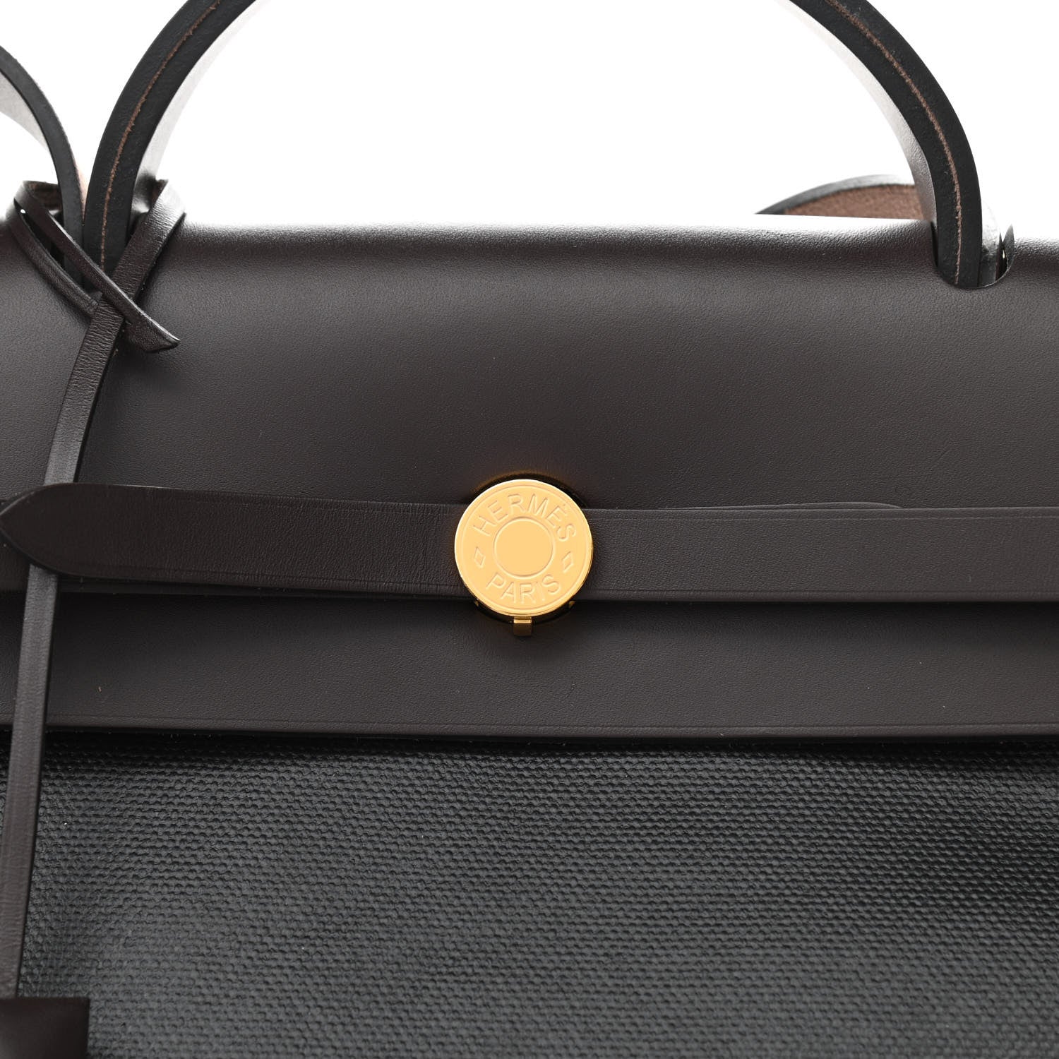 Hermes Toile H Berline Vache Hunter Herbag Zip 39 MM Black Ebene 8 of 10