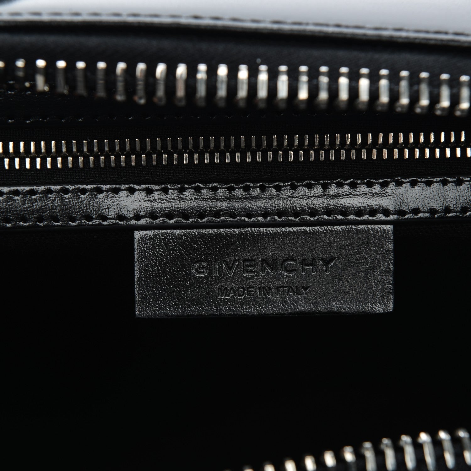 Givenchy Shiny Lord Calfskin Medium Antigona Black 6 of 7