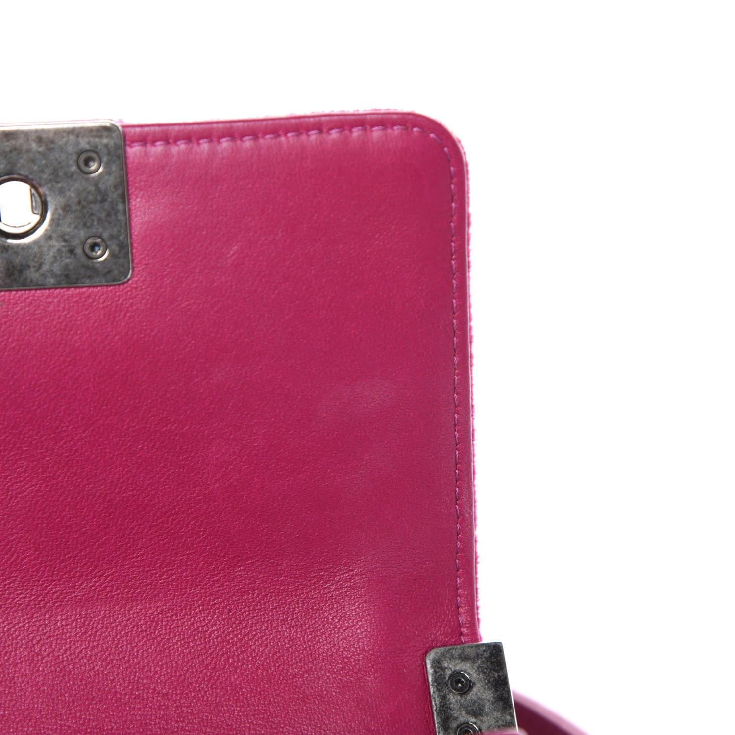 Chanel Velvet Quilted Mini Boy Flap Pink 11 of 13