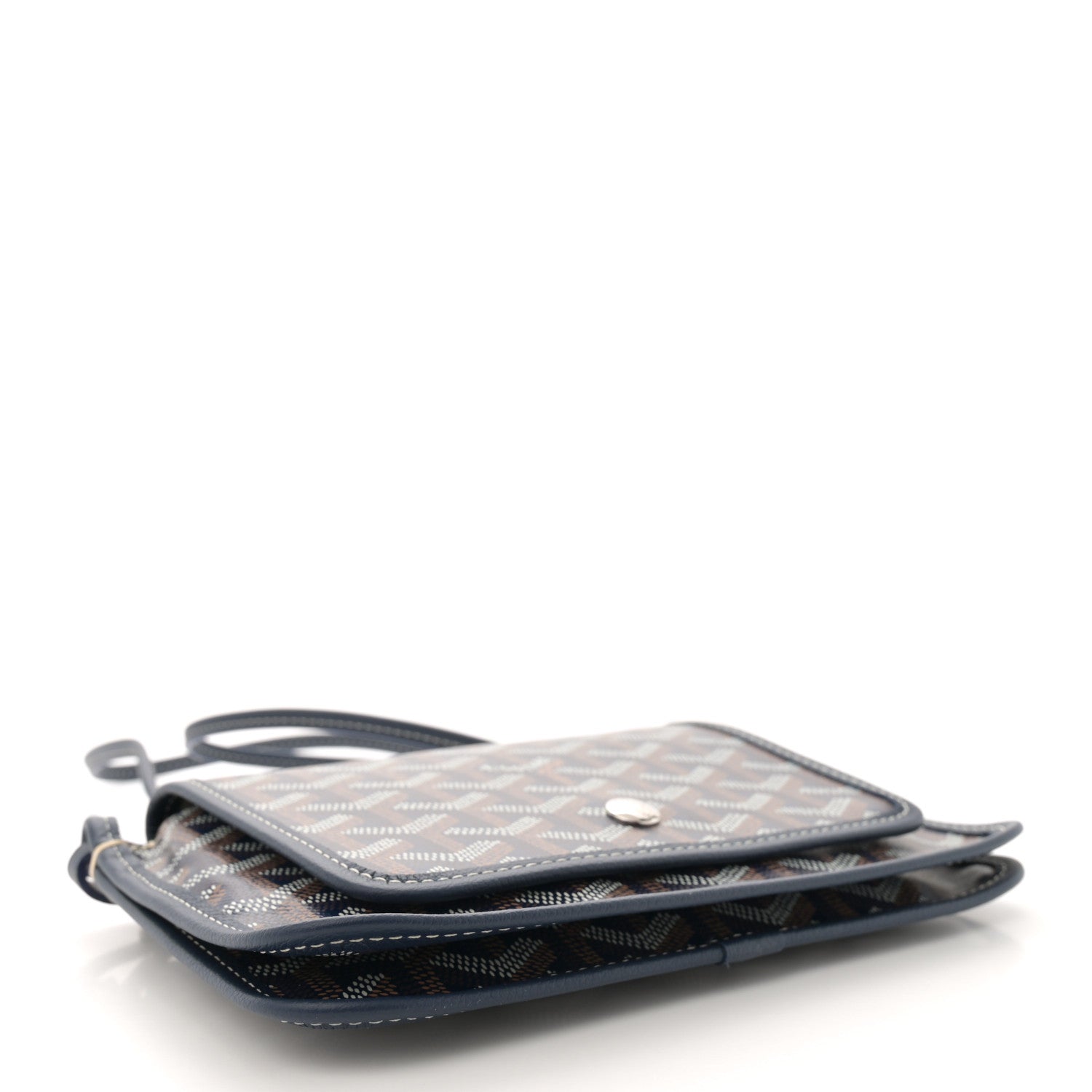Goyard Goyardine Plumet Wallet Clutch Navy 4 of 9