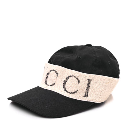 Gucci Gabardine Gucci Headband Baseball Hat M Black 1 of 10