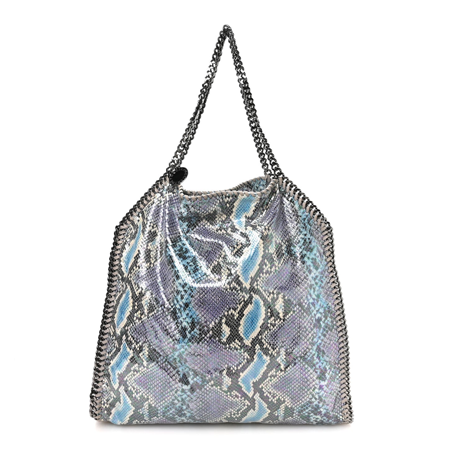 Eco Python Oleographic Big Falabella Tote Navy