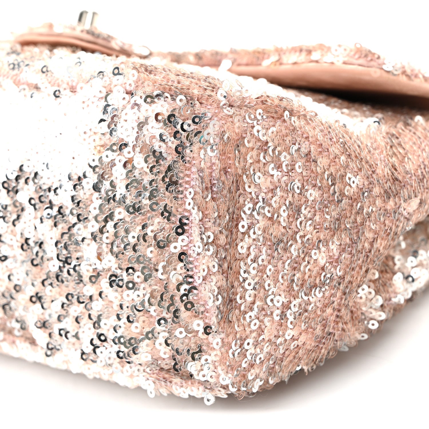 Chanel Sequin Mini Flap Light Pink Silver 10 of 10