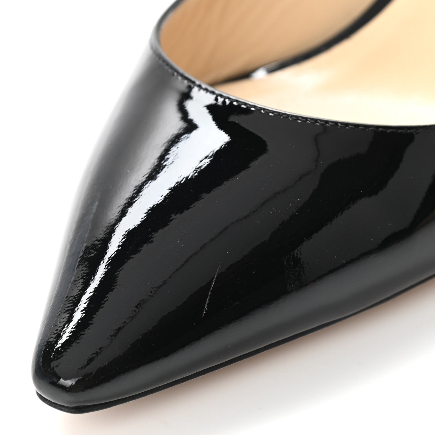 Jimmy Choo Patent Erin 60 Slingback Pumps 39 Black 8 of 8