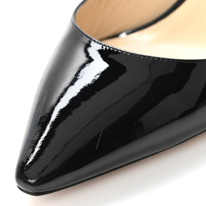 Jimmy Choo Patent Erin 60 Slingback Pumps 39 Black 8 of 8