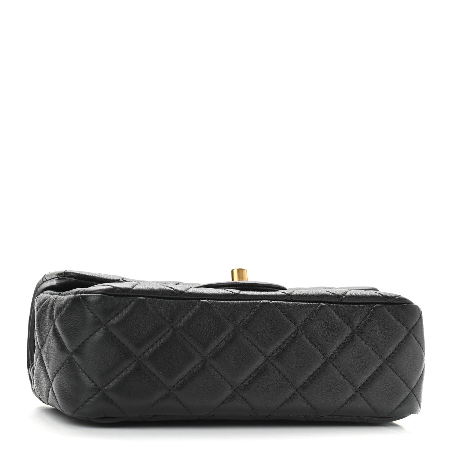 Chanel Lambskin Quilted Mini Rectangular Pearl Crush Flap Black 4 of 12