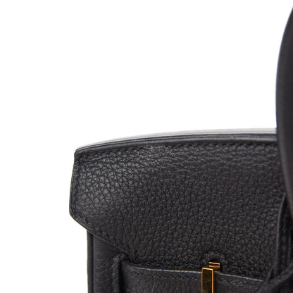 Hermes Togo Birkin 25 Black 34 of 36