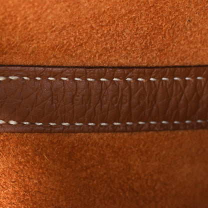 Hermes Taurillon Clemence Picotin Lock 22 MM Gold 7 of 11