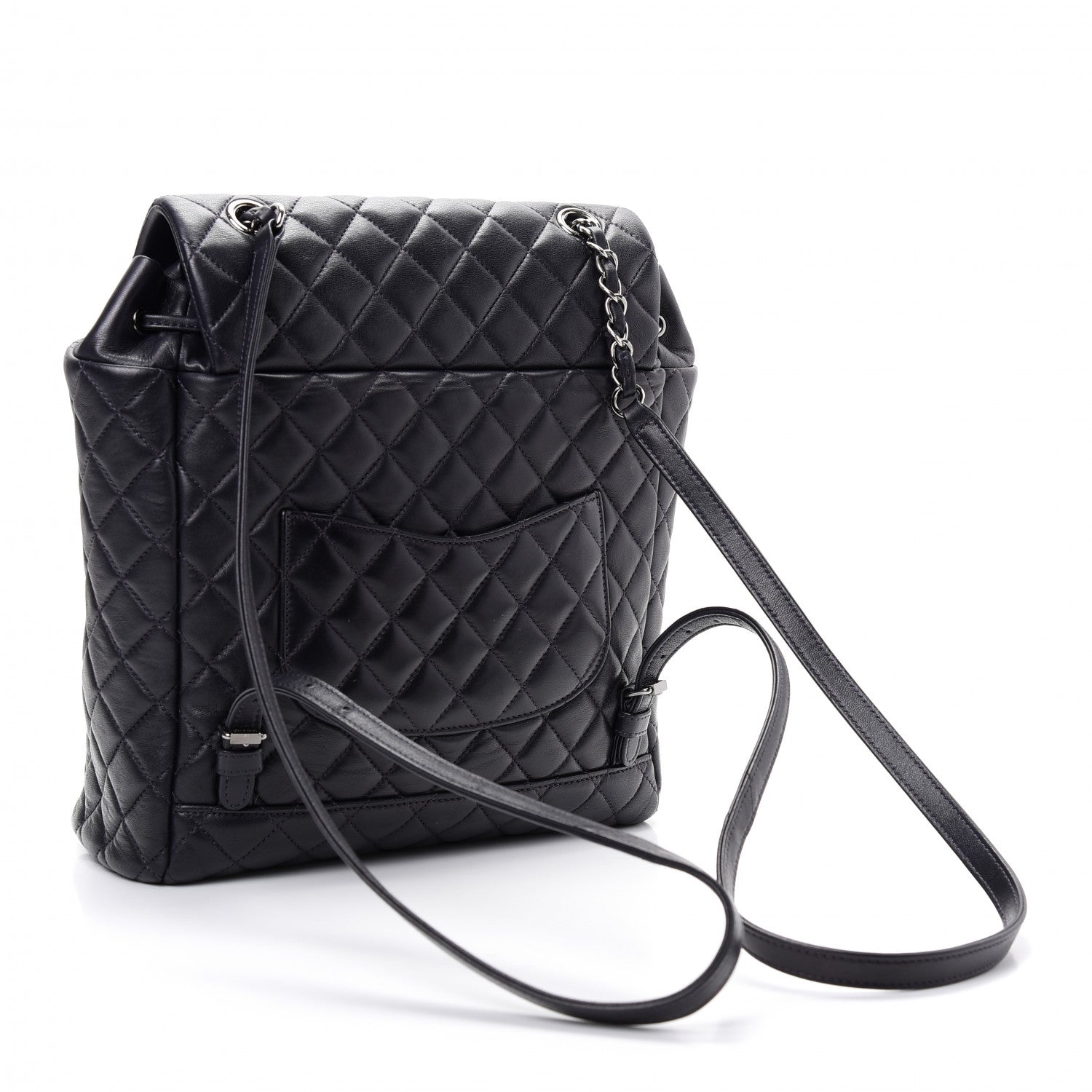 Chanel Lambskin Quilted Large Urban Spirit Backpack Navy 2 of 9
