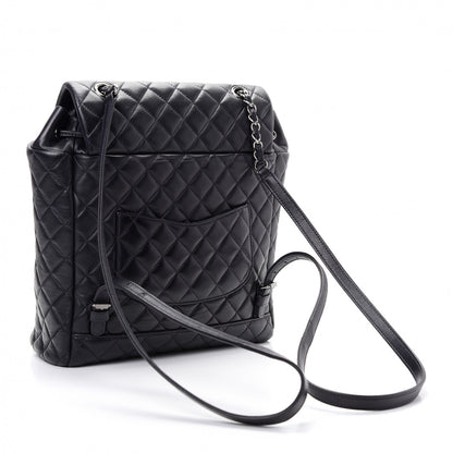 Chanel Lambskin Quilted Large Urban Spirit Backpack Navy 2 of 9