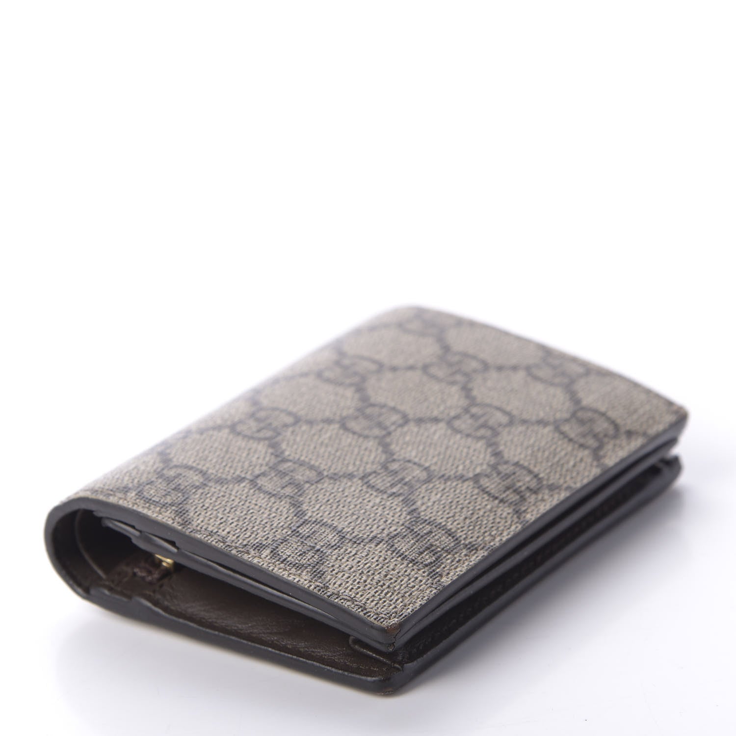 Gucci GG Supreme Monogram Card Case Beige 4 of 7