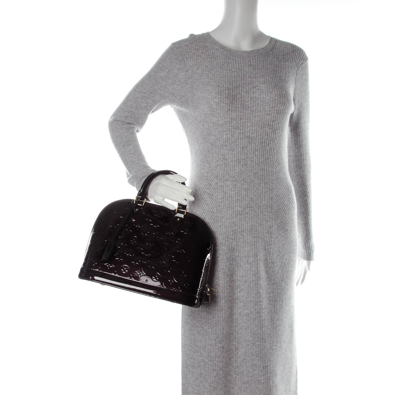 Louis Vuitton Vernis Alma PM Amarante 2 of 7