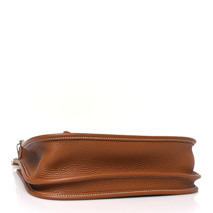 Hermes Taurillon Clemence Evelyne III PM Gold 4 of 9