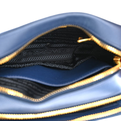 Prada Saffiano Camera Crossbody Bag Bleuette 4 of 9