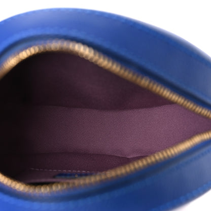Versace Calfskin La Medusa Round Camera Bag Blue 5 of 8
