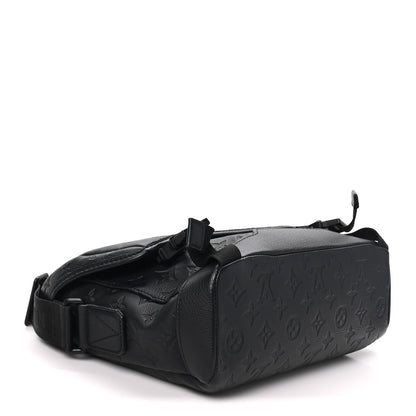 Louis Vuitton Calfskin Monogram Shadow Messenger Voyager PM  Black 4 of 9