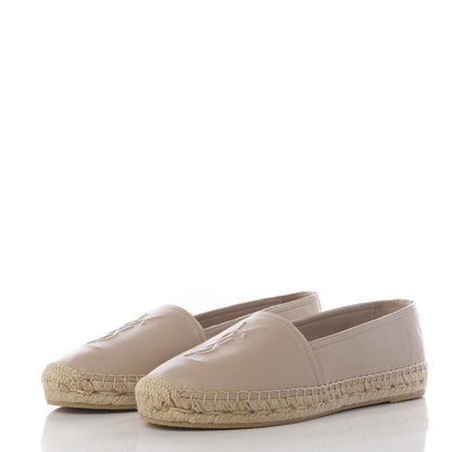 Saint Laurent Nappa Monogram Espadrilles 36.5 Rose Poudre 3 of 11