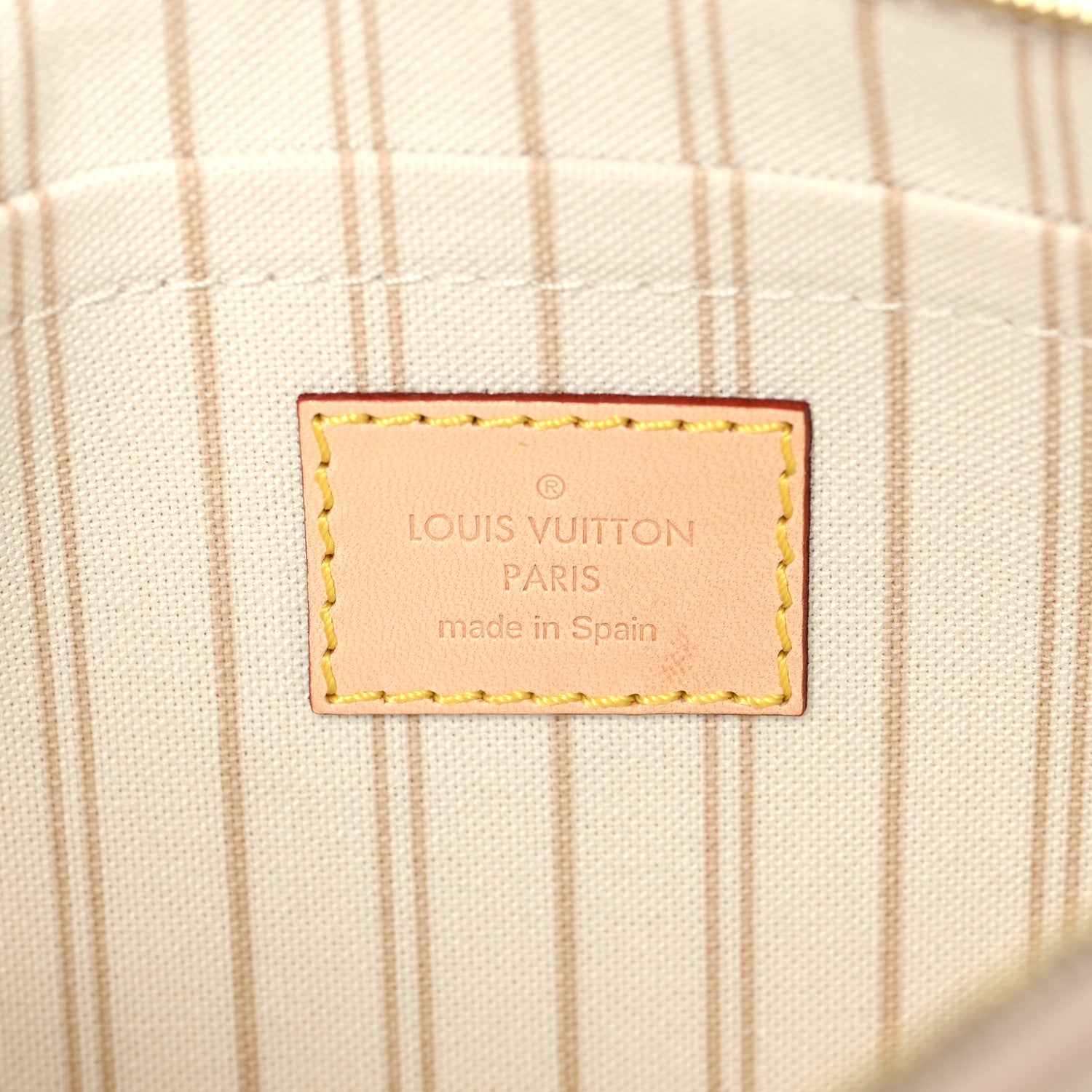 Louis Vuitton Damier Azur Neverfull MM GM Pochette 6 of 7