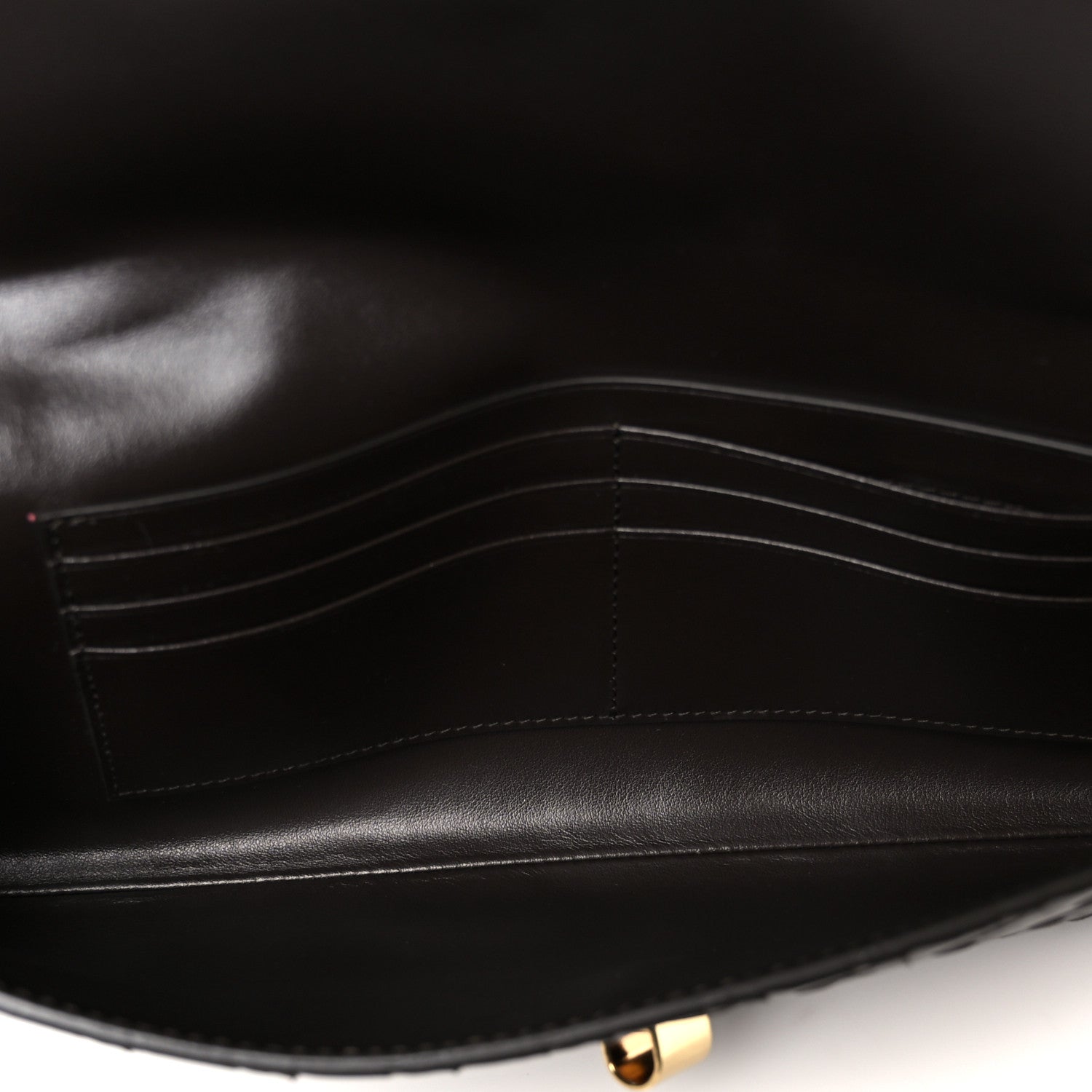 Bottega Veneta Nappa Intrecciato Long Andiamo Top Handle Clutch Fondant 5 of 9