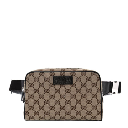 Gucci Monogram Belt Bag Dark Brown 1 of 12
