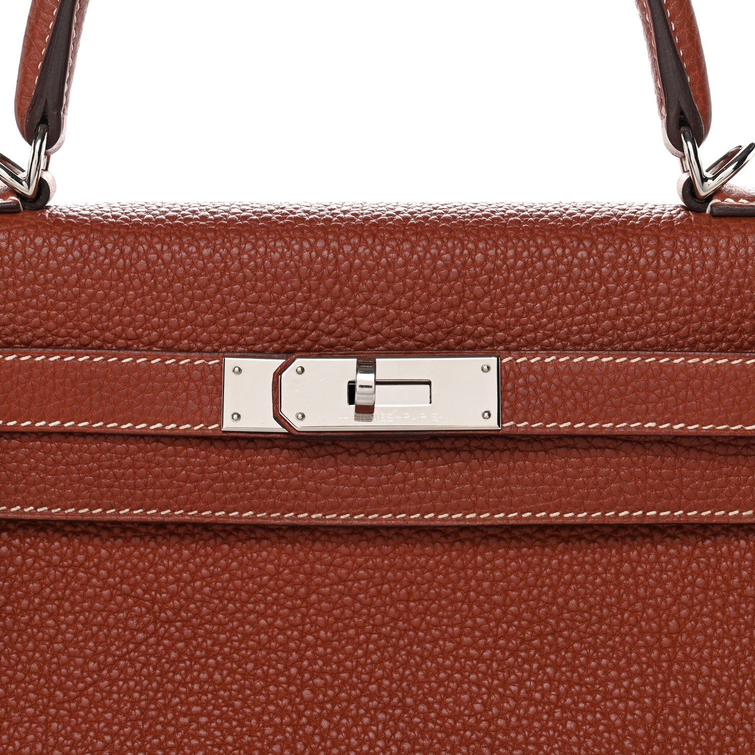Hermes Togo Kelly Retourne 28 Sienne 8 of 13