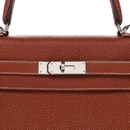 Hermes Togo Kelly Retourne 28 Sienne 8 of 13