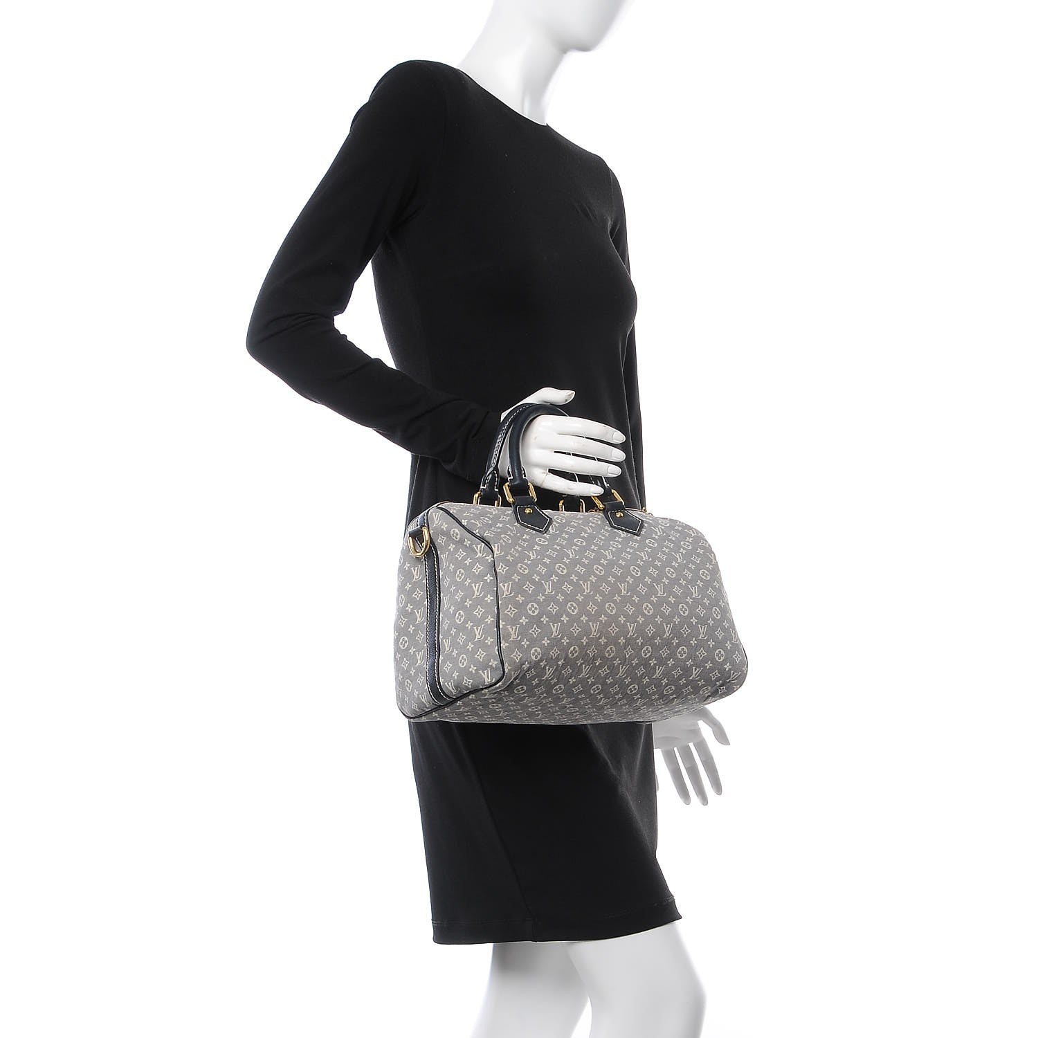 Louis Vuitton Monogram Idylle Speedy Bandouliere 30 Encre 2 of 8