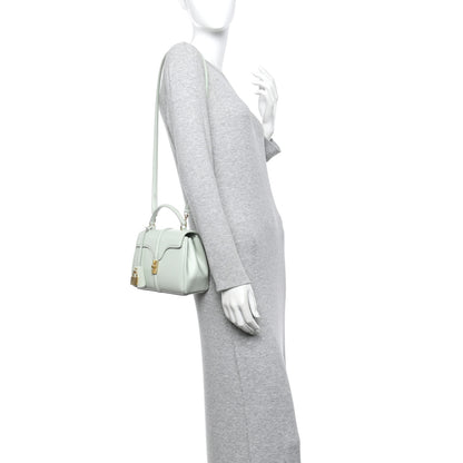 Celine Satinated Calfskin Mini 16 Top Handle Bag Jade 2 of 15