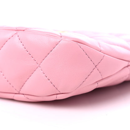 Chanel Lambskin Quilted CC Links Hobo Light Pink 9 of 11