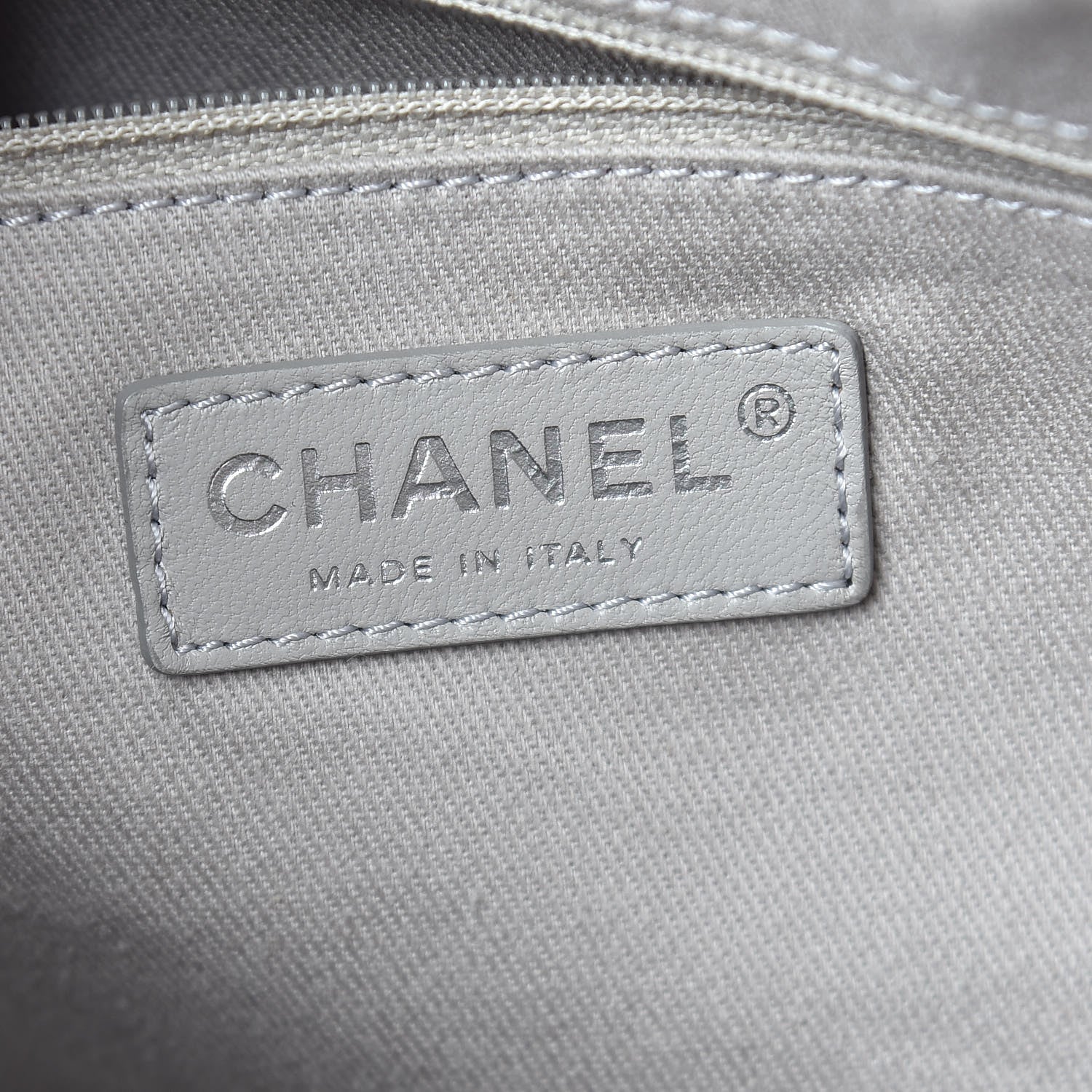 Chanel Iridescent Calfskin Small Sea Hit Tote Beige 6 of 14