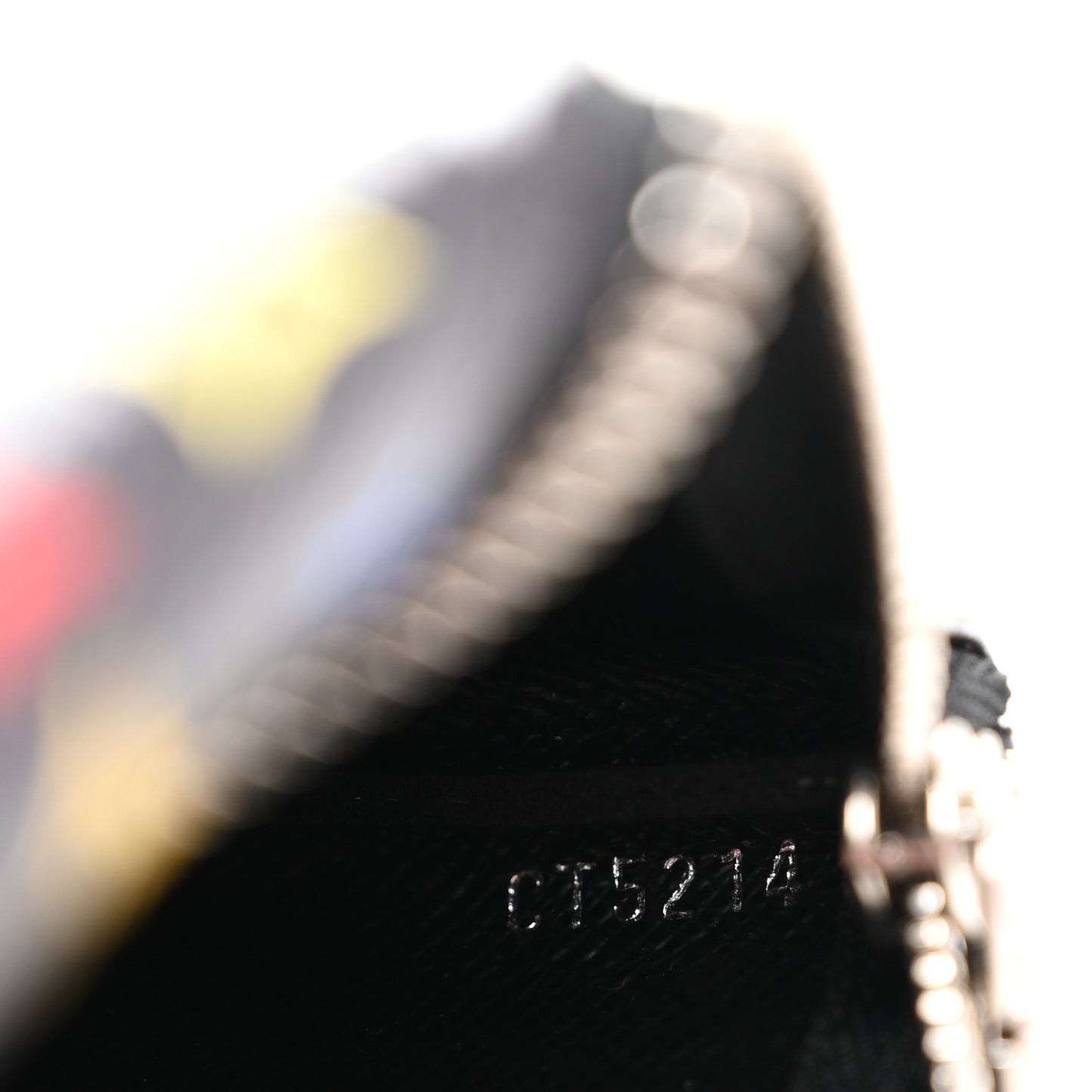 LV X TM Monogram Multicolor Key Pouch Black