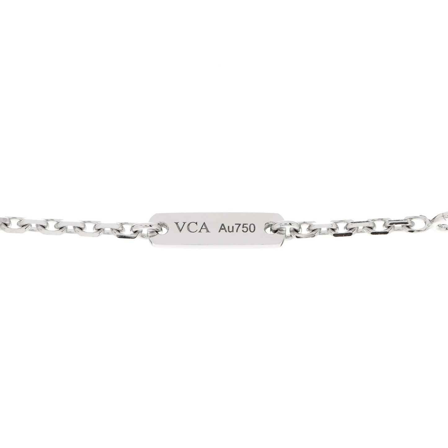 18K White Gold Diamond Small Lotus Pendant Necklace