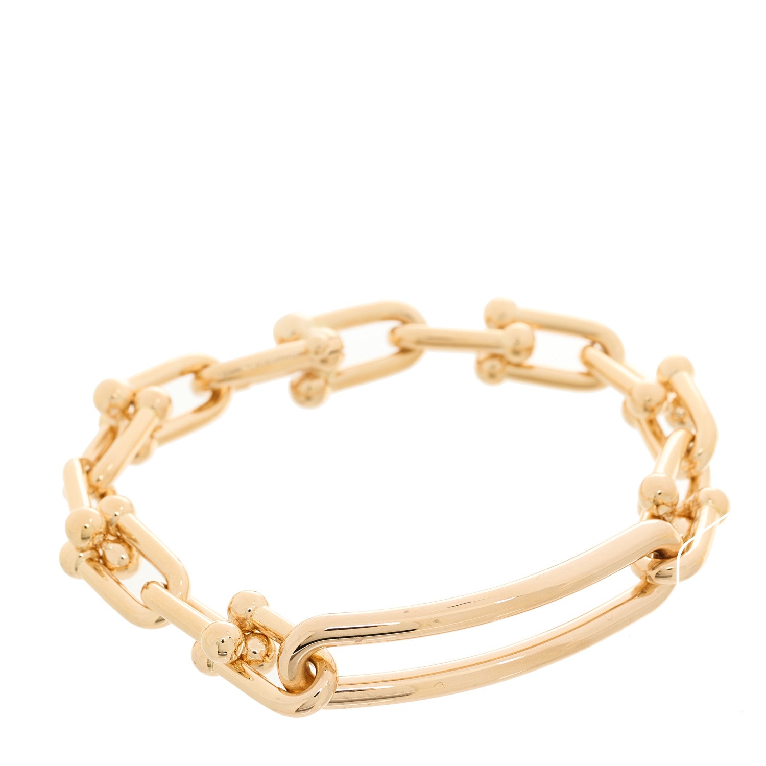 Tiffany 18K Rose Gold Extra Large HardWear Link Bracelet 1 of 4