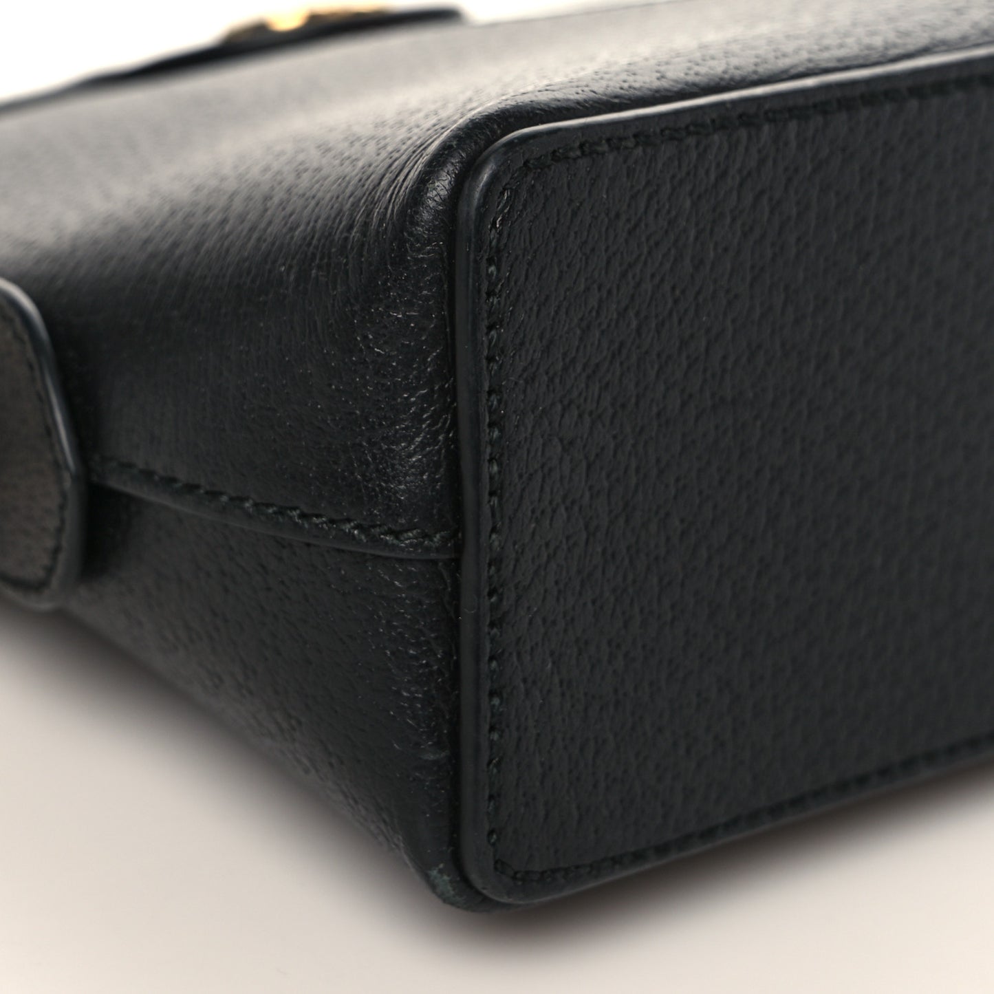 Calfskin GG Web Small Ophidia Dome Shoulder Bag Black
