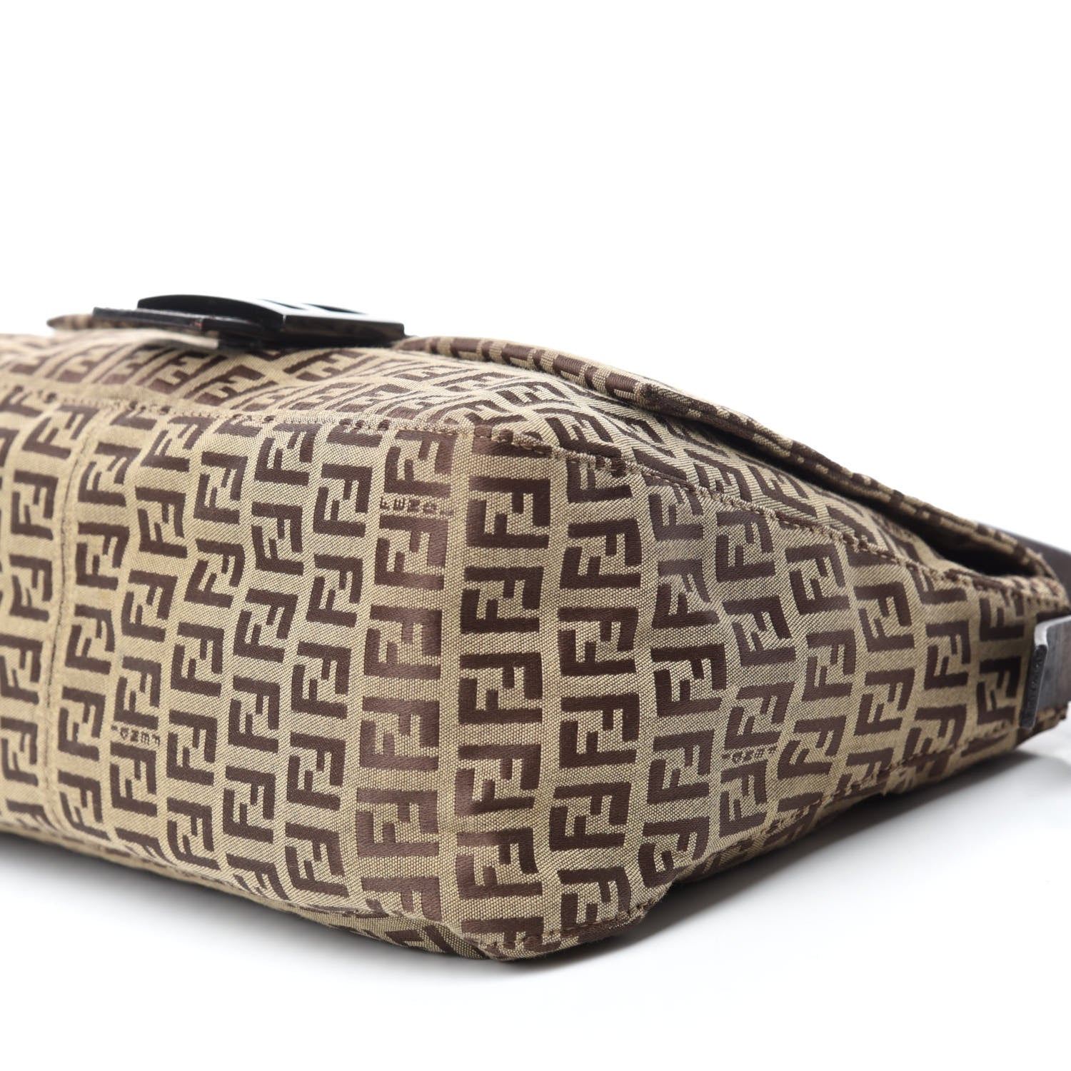 Fendi Zucchino Mama Baguette Dark Brown 7 of 9
