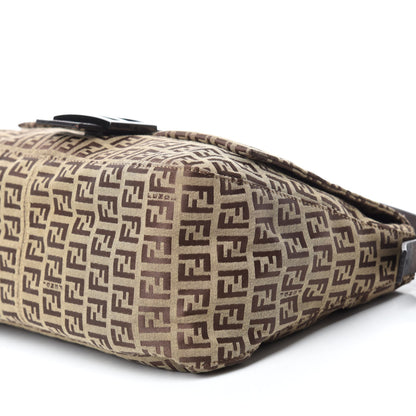 Fendi Zucchino Mama Baguette Dark Brown 7 of 9