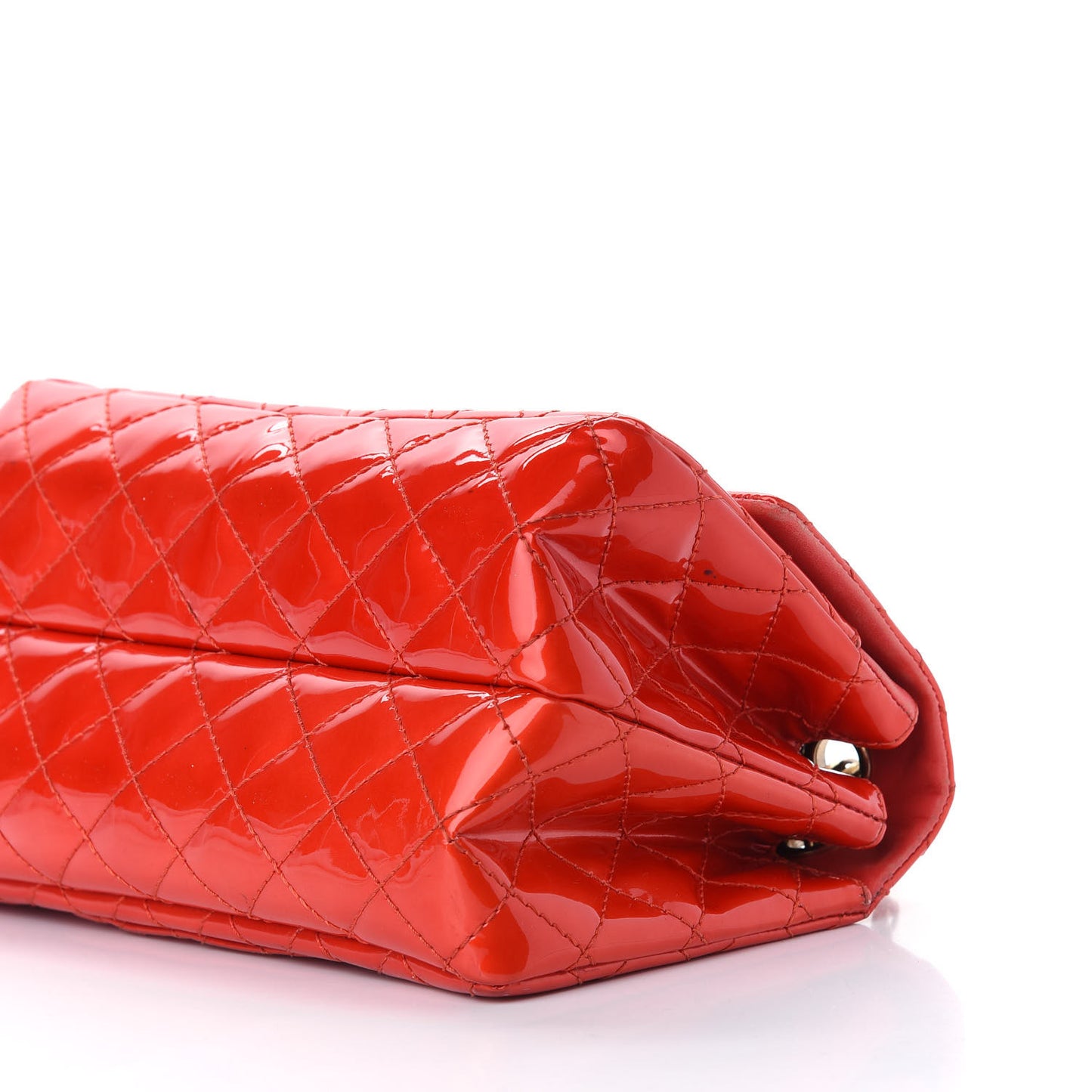 Patent Quilted Accordion Reissue 2.55 Flap Red