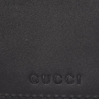 Gucci Calfskin L'Aveugle Par Amour Embossed Coin Case Card Holder Black 7 of 16